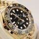 C-258 ROLEX (����å���) GMT�ޥ������� �ӻ��� 126718GRNR �֥�å� YG ����ӥ꡼ ̤Ĵ�� ��°�ʴ��� ̤���� ���Ź