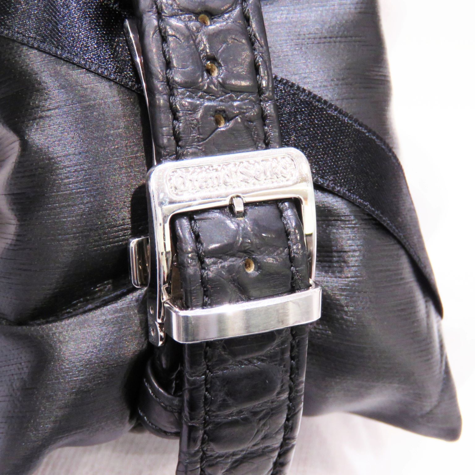 C-171 GRAND SEIKO (�����ɥ�������) �ᥫ�˥����ǥ� �ӻ��� SBGR287 �ۥ磻�� SS/�쥶�� ��°�ʴ��� ��� ���Ź