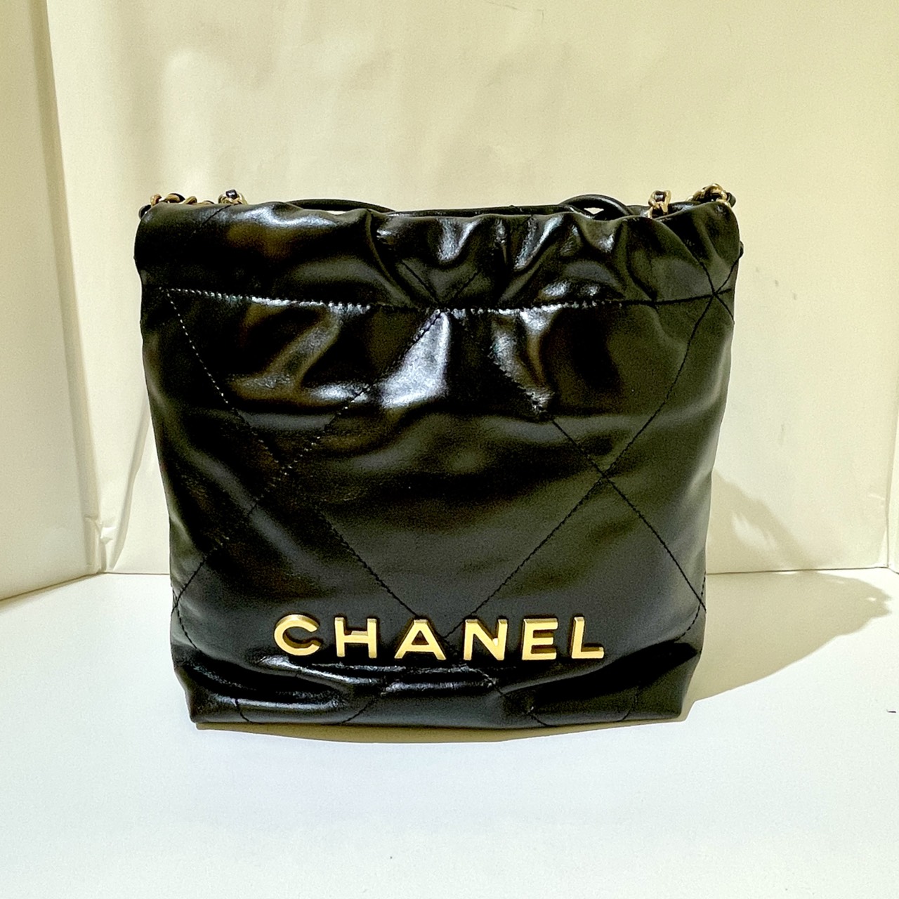 CHANEL(シャネル) CHANEL22 ミニハンドバッグ AS3980 ブラック/G金具 