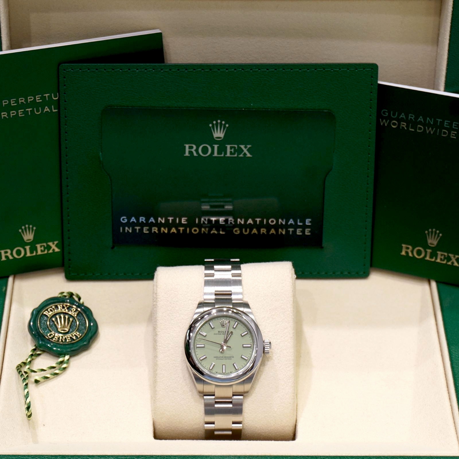 C-227 ROLEX (����å���) �����������ѡ��ڥ��奢��28 �ӻ��� 276200 �ԥ������� SS ���������� ̤Ĵ�� ��°�ʴ��� ̤���� ���Ź