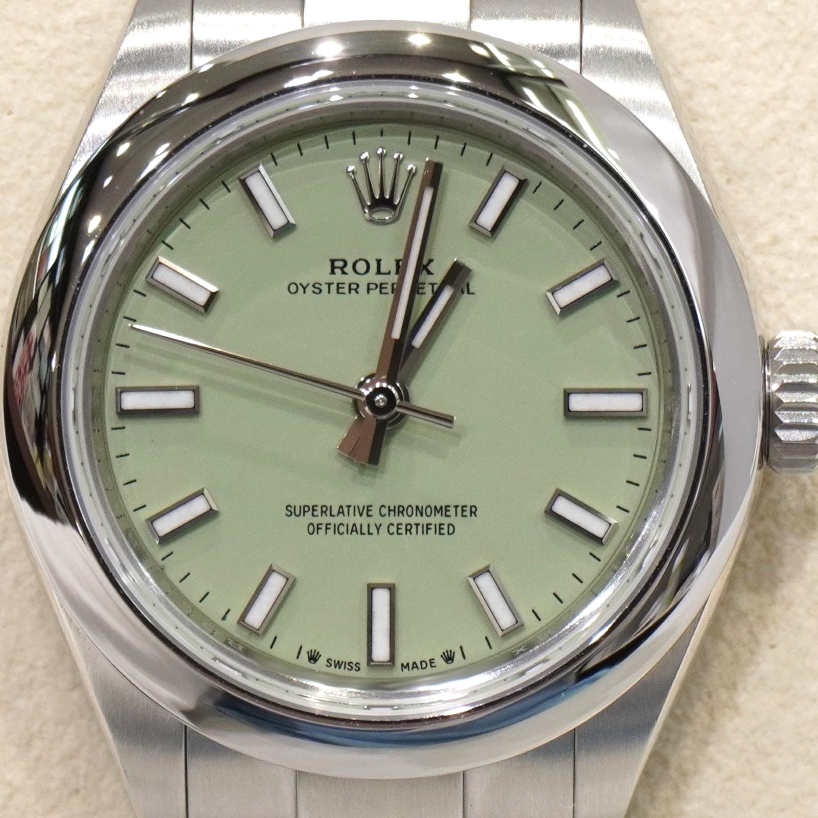 C-227 ROLEX (����å���) �����������ѡ��ڥ��奢��28 �ӻ��� 276200 �ԥ������� SS ���������� ̤Ĵ�� ��°�ʴ��� ̤���� ���Ź