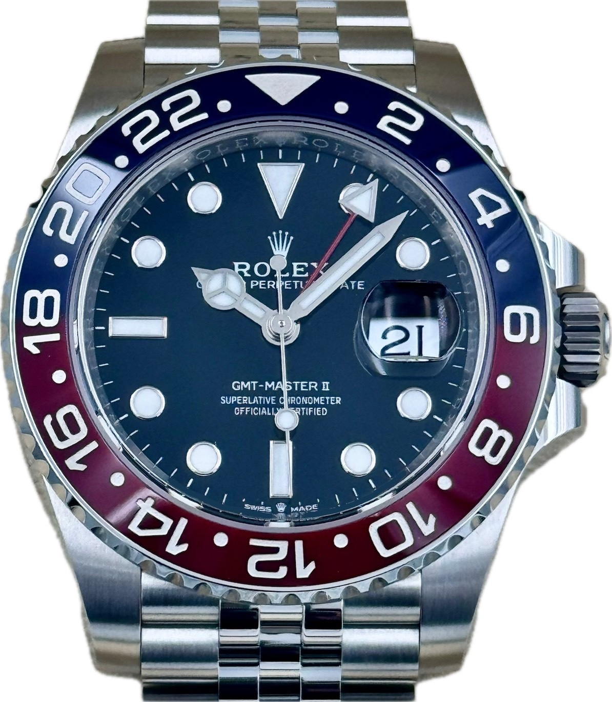 ROLEX (ロレックス) GMTマスターⅡ 126710BLRO ブラック 中古美品 