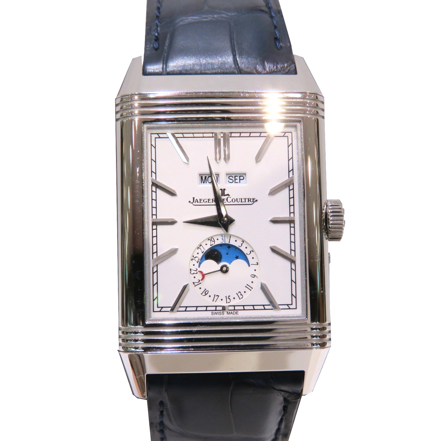 JAEGER LECOULTRE(���㥬���륯���) ��٥륽���ȥ�ӥ塼�� �ǥ奪���������� �ۥ磻�ȡ��֥롼�ӻ��� Q3918420 �쥶�� ���A Z-032 ���Ź 