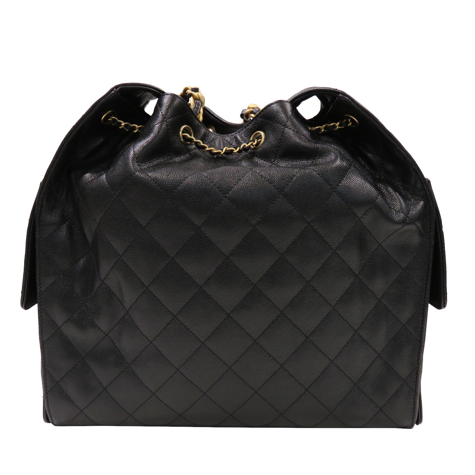 CHANEL (����ͥ�) CHANEL25 �ߥǥ�����ϥ�ɥХå� AS5311 �֥�å�(�ޥåȥ�����ɶ��) ���쥤��ɥ����ե����� ̤���� Z66 ���Ź