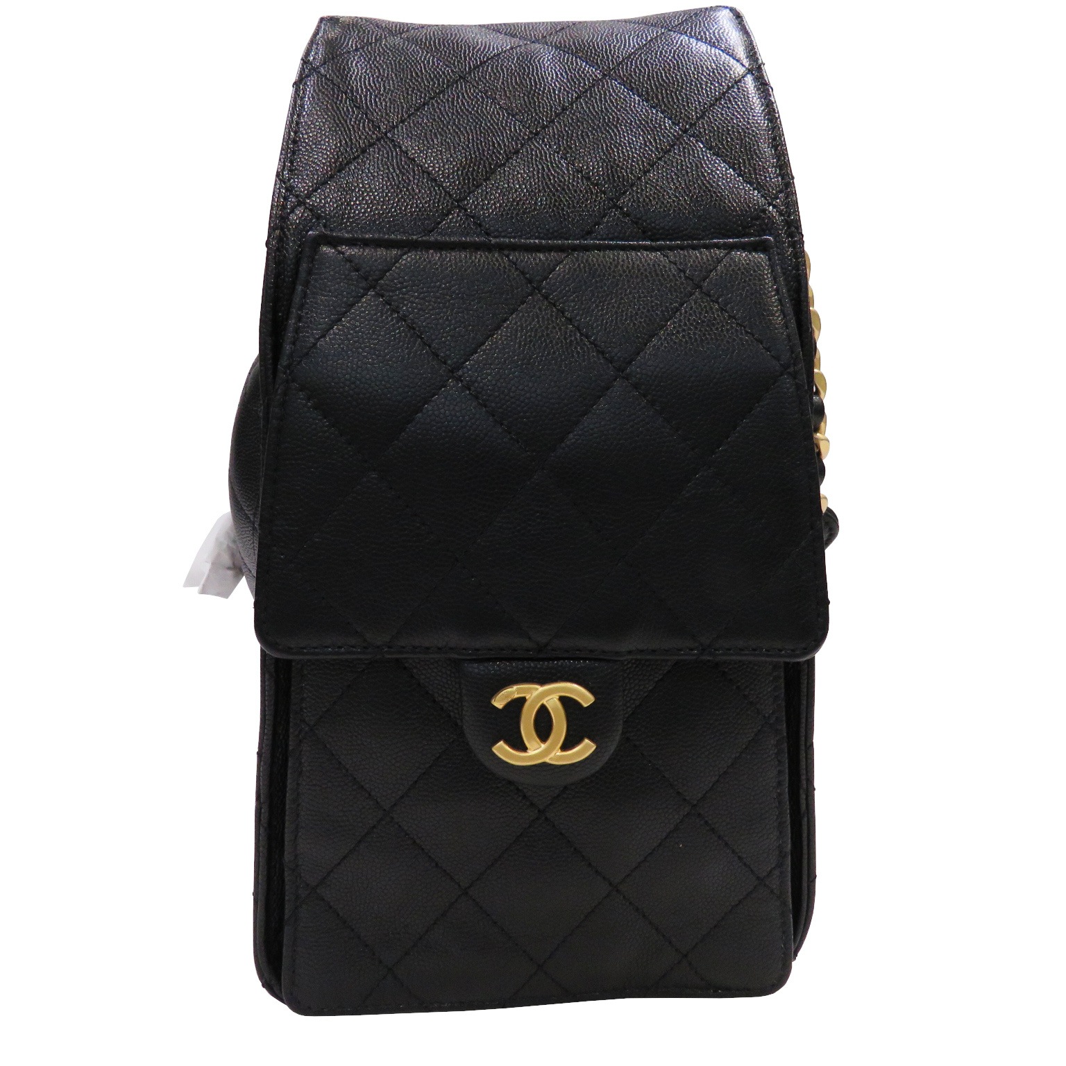CHANEL (����ͥ�) CHANEL25 �ߥǥ�����ϥ�ɥХå� AS5311 �֥�å�(�ޥåȥ�����ɶ��) ���쥤��ɥ����ե����� ̤���� Z66 ���Ź