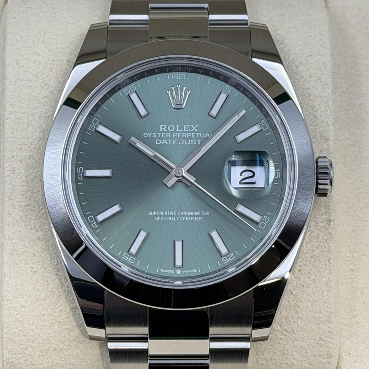 ROLEX(����å���) �ǥ��ȥ��㥹��41 126300 �ߥ�ȥ��꡼��  2026ǯ4�� 2����Ĵ��ͭ ̤���� ���� SA-151 ���ض�Ź