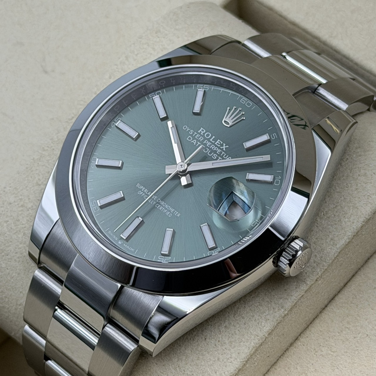 ROLEX(����å���) �ǥ��ȥ��㥹��41 126300 �ߥ�ȥ��꡼��  2026ǯ4�� 2����Ĵ��ͭ ̤���� ���� SA-151 ���ض�Ź