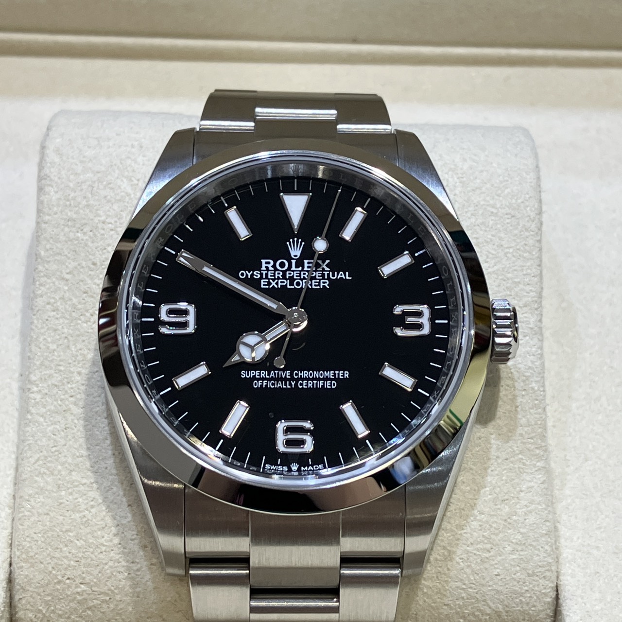 ROLEX(ロレックス)エクスプローラーⅠ 124270 黒文字盤 2025.8月 中古