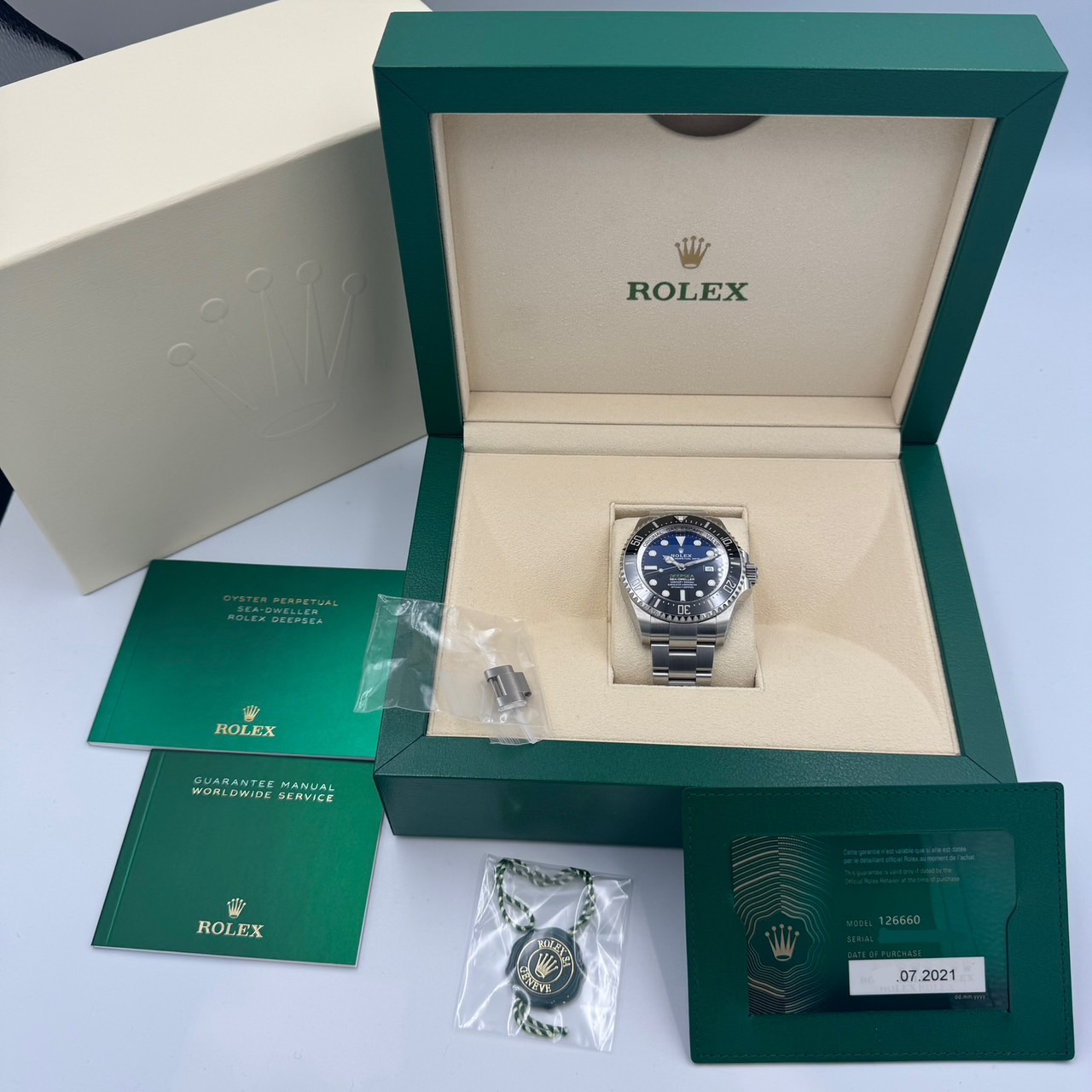 ROLEX (����å���) �ǥ����ץ��� 126660 D�֥롼 SS ������� ���ض�Ź 