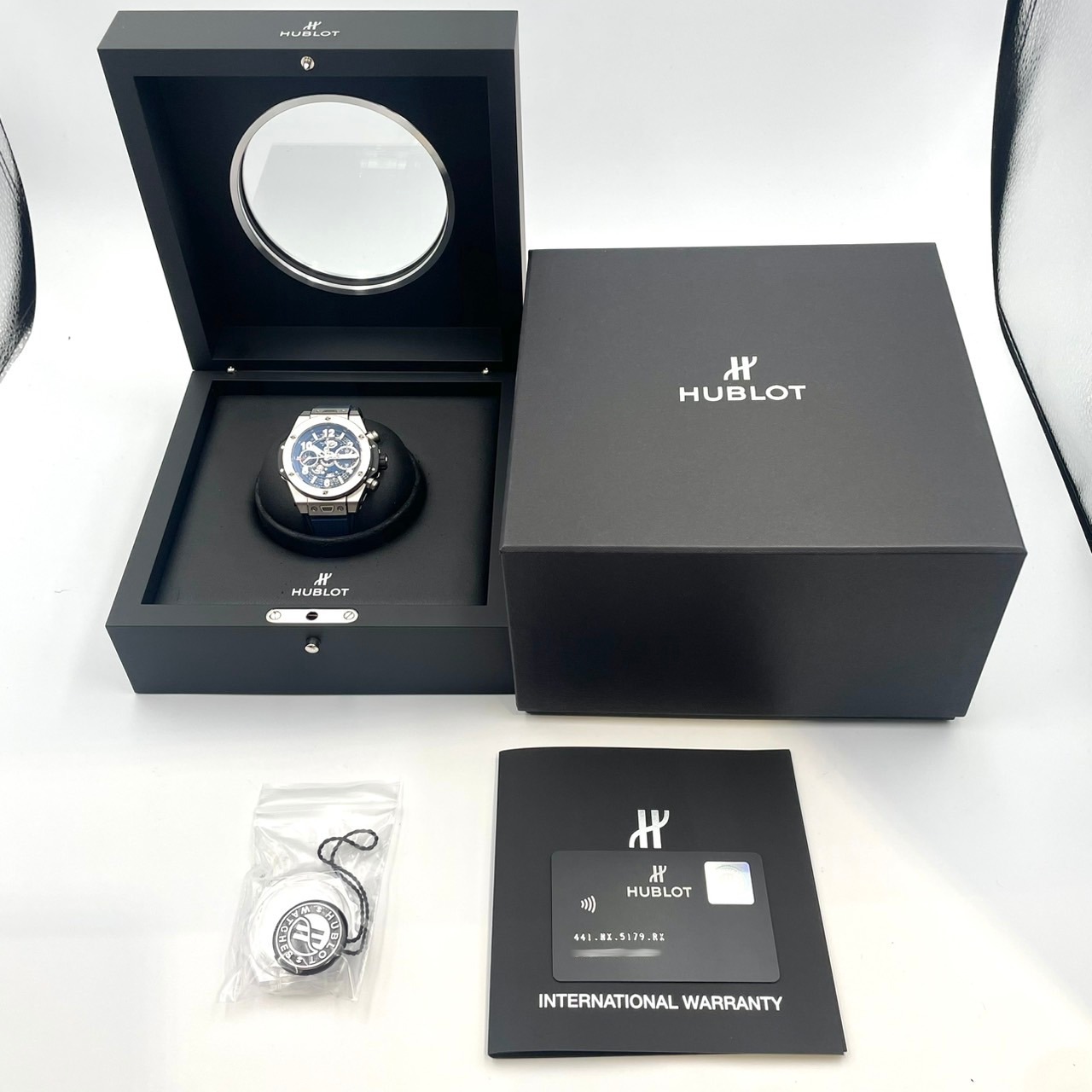 HUBLOT(���֥�) �ӥå����Х� ���˥� �����˥��� 441.NX.5179.RX �֥롼 2020ǯ ������� ST-176 (���ض�Ź)