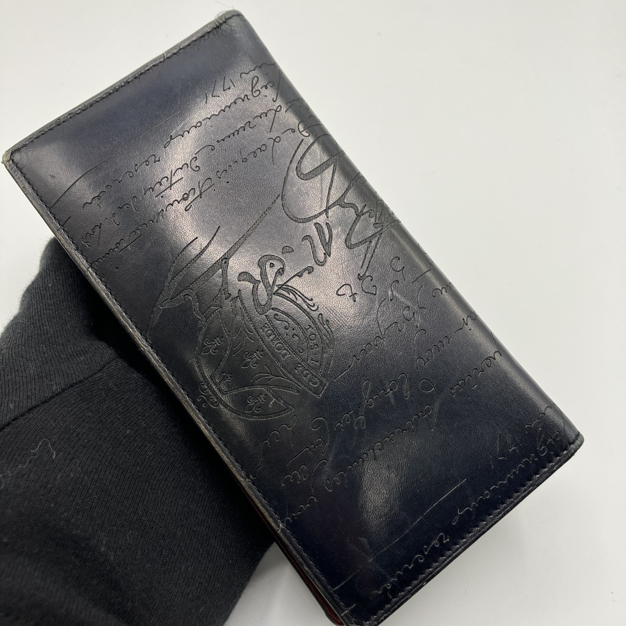 未使用保管　ベルルッティ　サンタル　スクリットレザー　ロングジップウォレット Berluti ベルルッティ サンタル スクリットレザー ジップロング