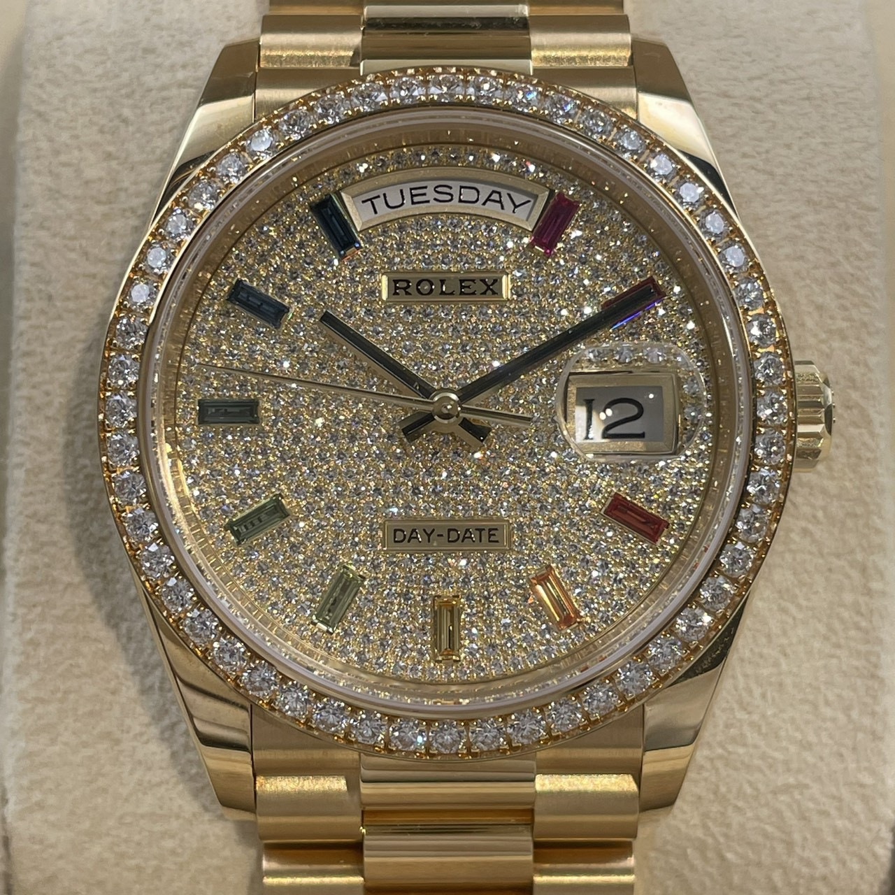 ROLEX(����å���) �ǥ��ǥ���36 128348RBR �쥤��ܡ� �ѥ��������� 2025ǯ3�� ����� ���� SA-291 ���ض�Ź