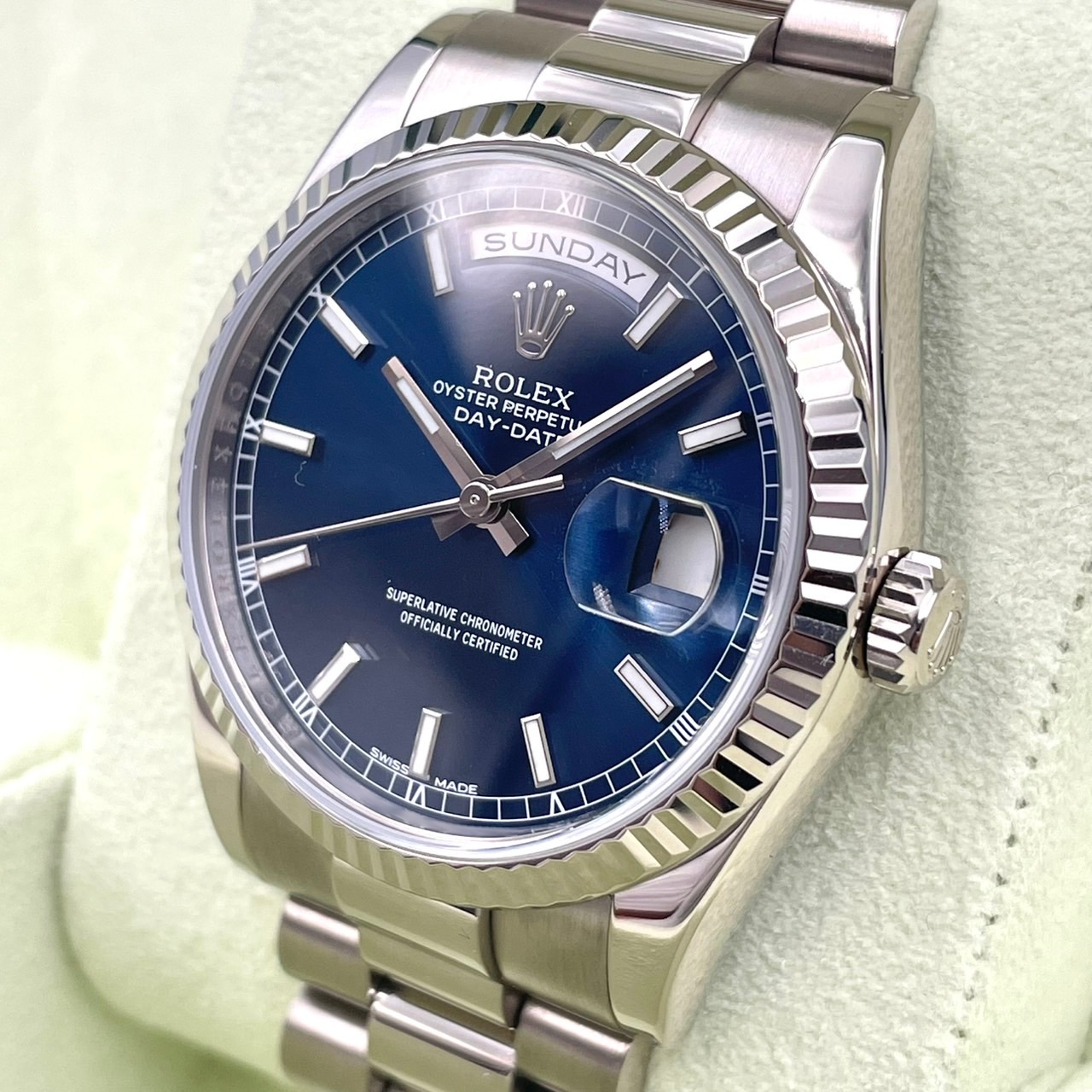 ROLEX(����å���) �ǥ��ǥ���36 118239 �֥롼 V��(2009ǯ) 1���޷��� �����̵�� ���A ST-165 (���ض�Ź)
