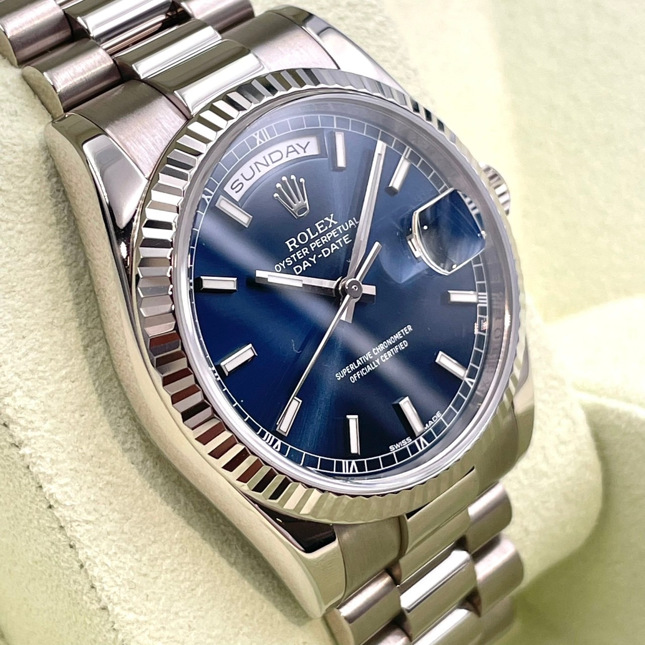 ROLEX(����å���) �ǥ��ǥ���36 118239 �֥롼 V��(2009ǯ) 1���޷��� �����̵�� ���A ST-165 (���ض�Ź)
