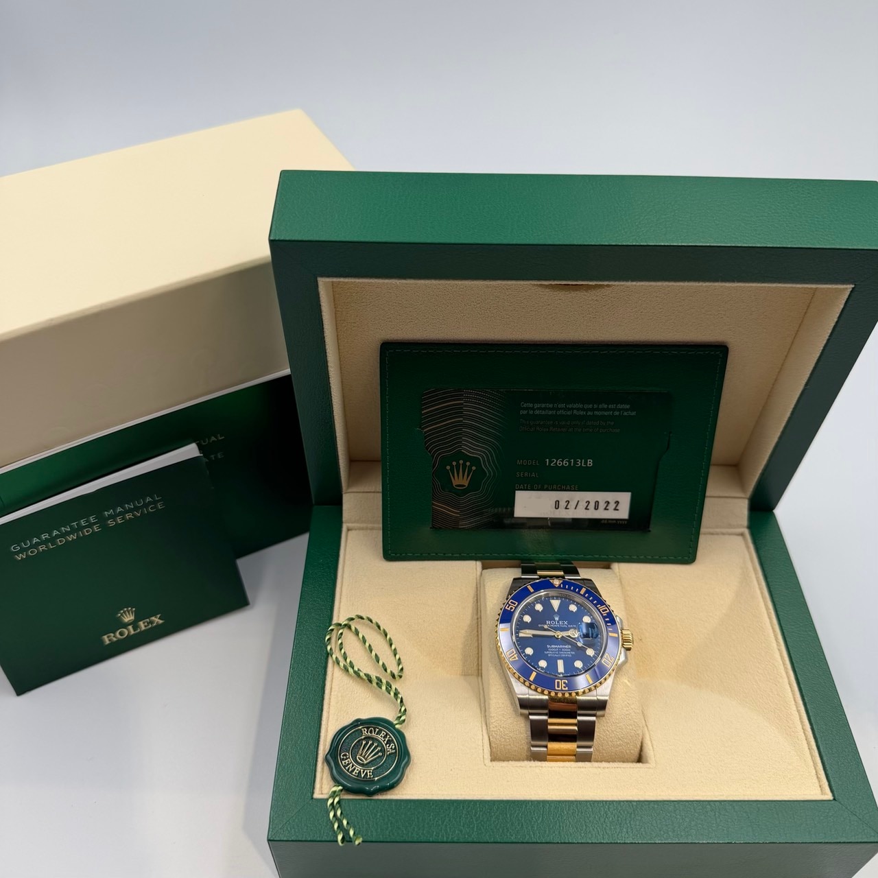 ROLEX(����å���) ���֥ޥ꡼�ʥǥ��� 126613LB �֥롼 2022ǯ3�� ������� SA-277 ���ض�Ź