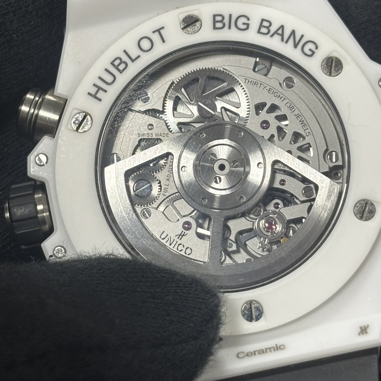 HUBLOT(���֥�)/�ӥå��Х� ���˥�/�ۥ磻�ȥ����ץ󥹥���ȥ�/411.HX.1170.RX/21.5��/�����/AE-548��������Ź��