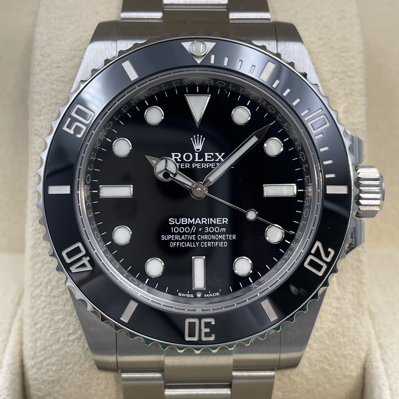 ROLEX(����å���) ���֥ޥ꡼�ʡ��Υ�ǥ��� 124060 �֥�å� 2022ǯ2�� ����Ʊ�� SA-137 ���ض�Ź