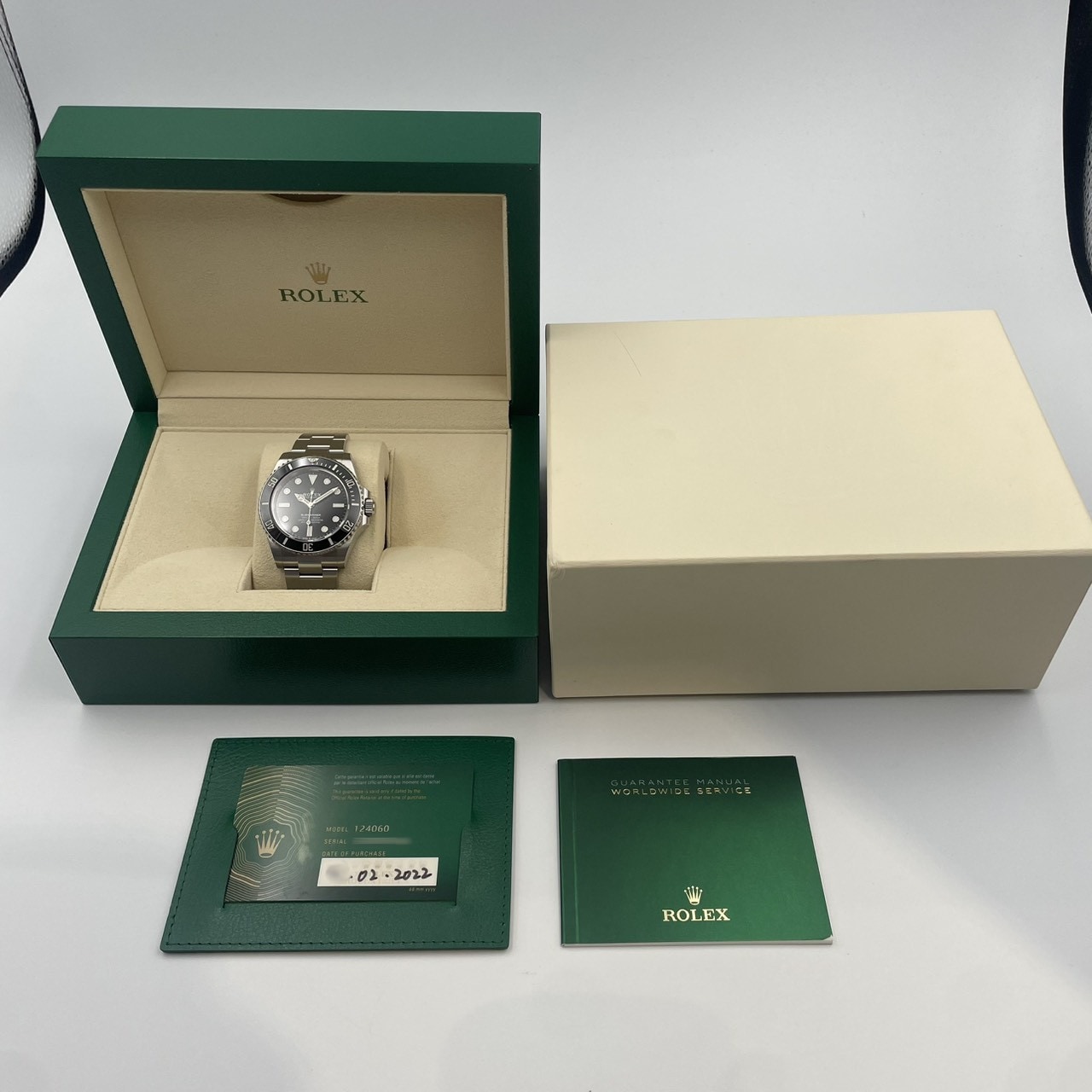ROLEX(����å���) ���֥ޥ꡼�ʡ��Υ�ǥ��� 124060 �֥�å� 2022ǯ2�� ����Ʊ�� SA-137 ���ض�Ź