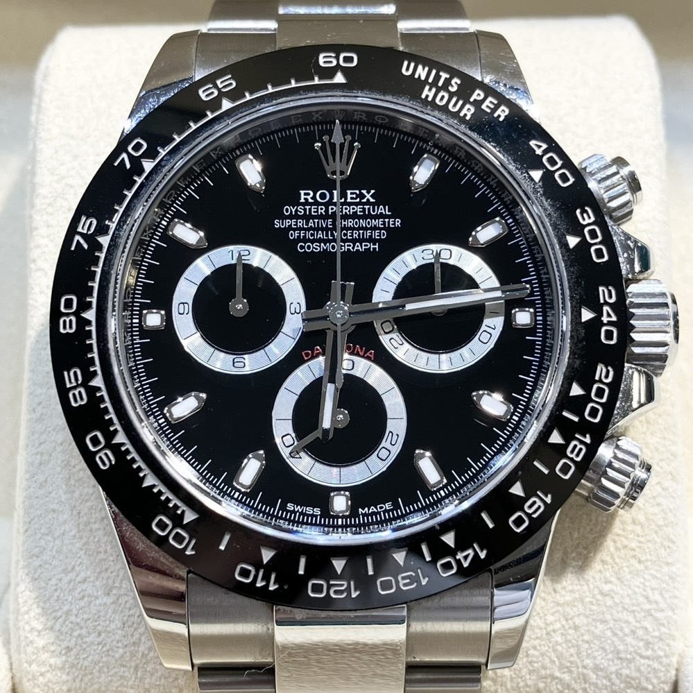 ROLEX(ロレックス) デイトナ ブラック文字盤 2022年3月 中古美品 UL-49