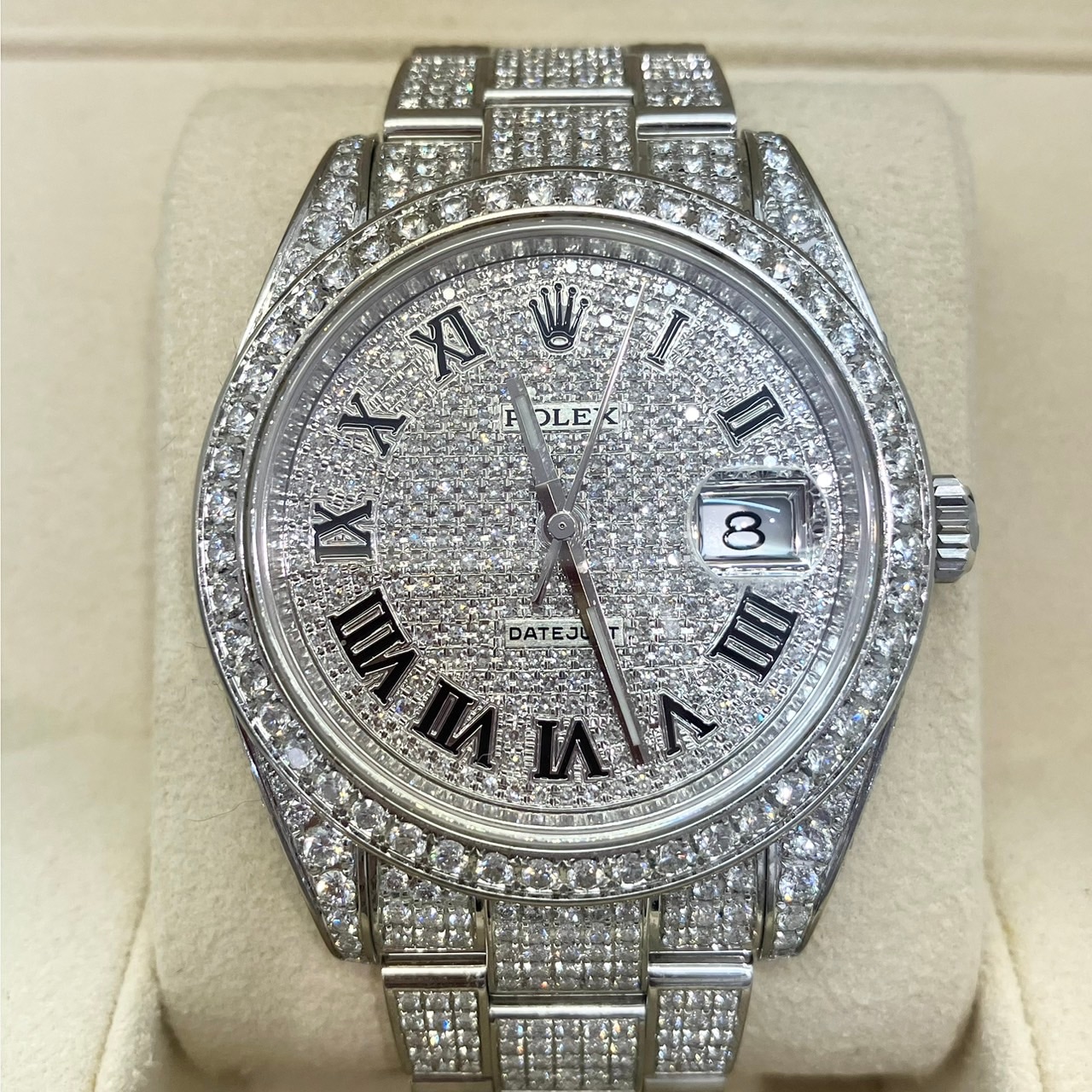 ROLEX(ロレックス) デイトジャスト41 126300 アフターダイヤ 文字盤