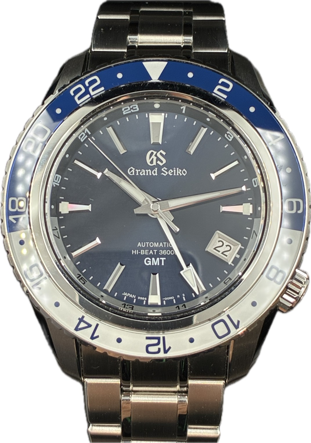 GRAND SEIKO(�����ɥ�������) �ᥫ�˥���ϥ��ӡ��� 36000 GMT SBGJ237 �ߥåɥʥ��ȥ֥롼 ������� ���ض�Ź ST-960