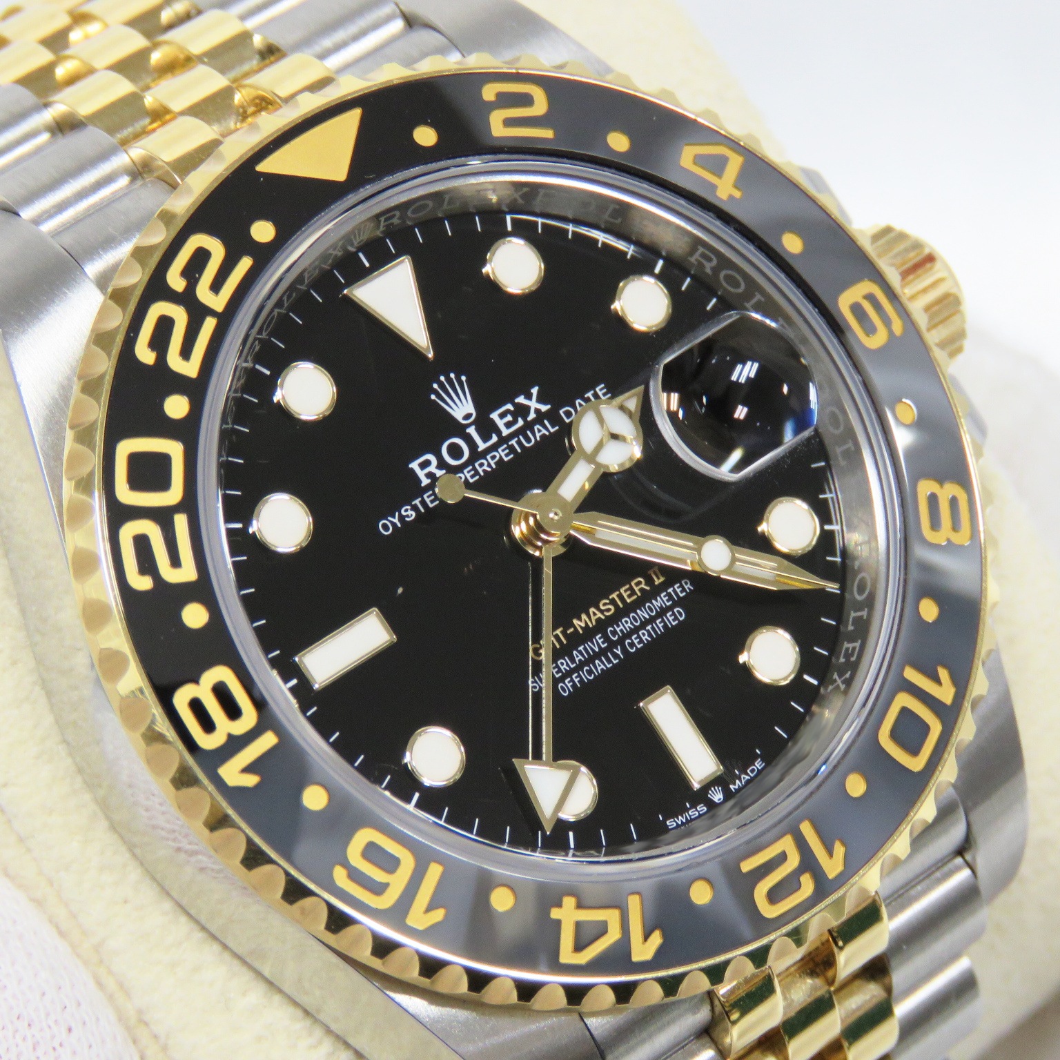D-201 ROLEX (����å���) GMT�ޥ������� �ӻ��� 126713GRNR �֥�å� SS/YG ����ӥ꡼ ��°�ʴ��� ��� ���Ź