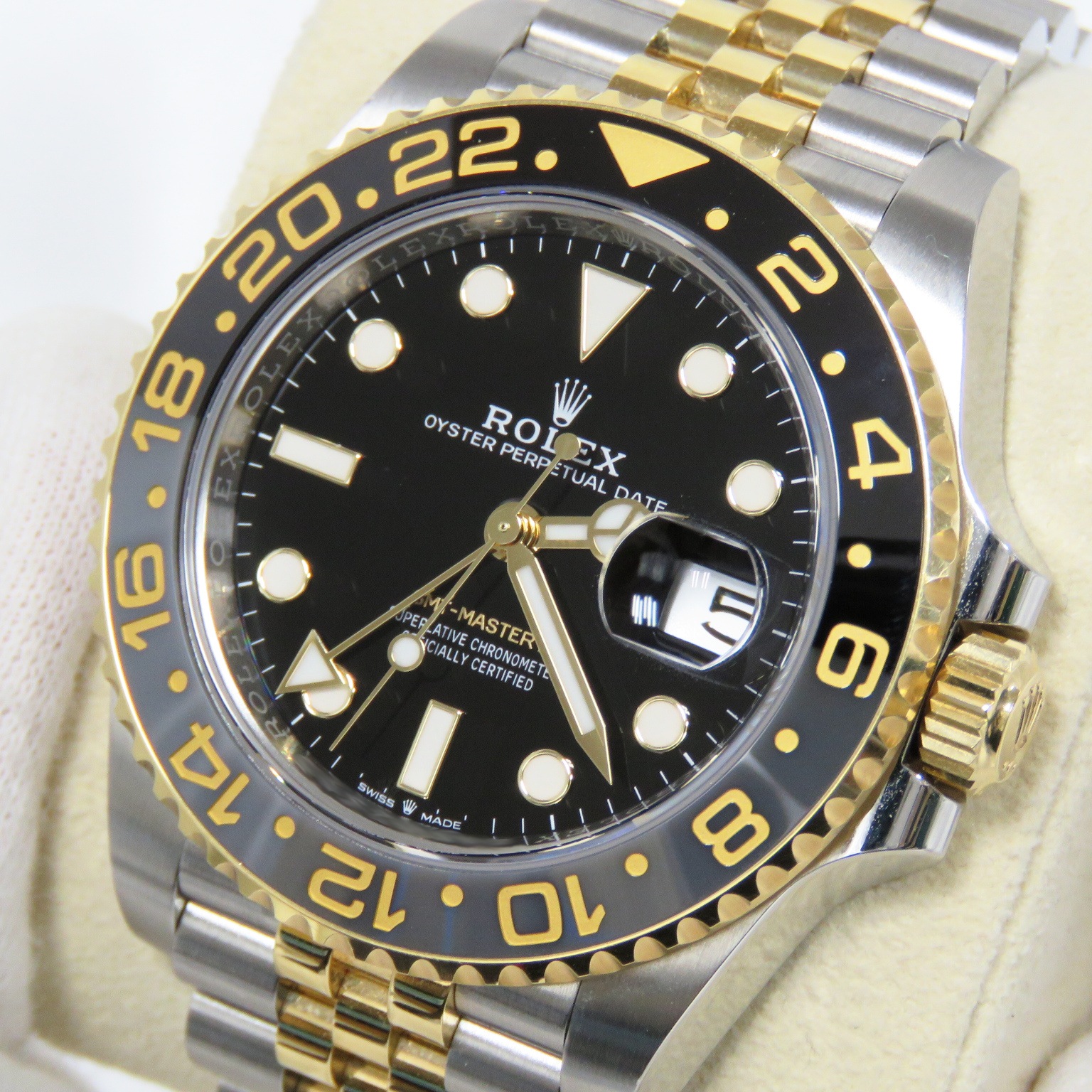 D-201 ROLEX (����å���) GMT�ޥ������� �ӻ��� 126713GRNR �֥�å� SS/YG ����ӥ꡼ ��°�ʴ��� ��� ���Ź