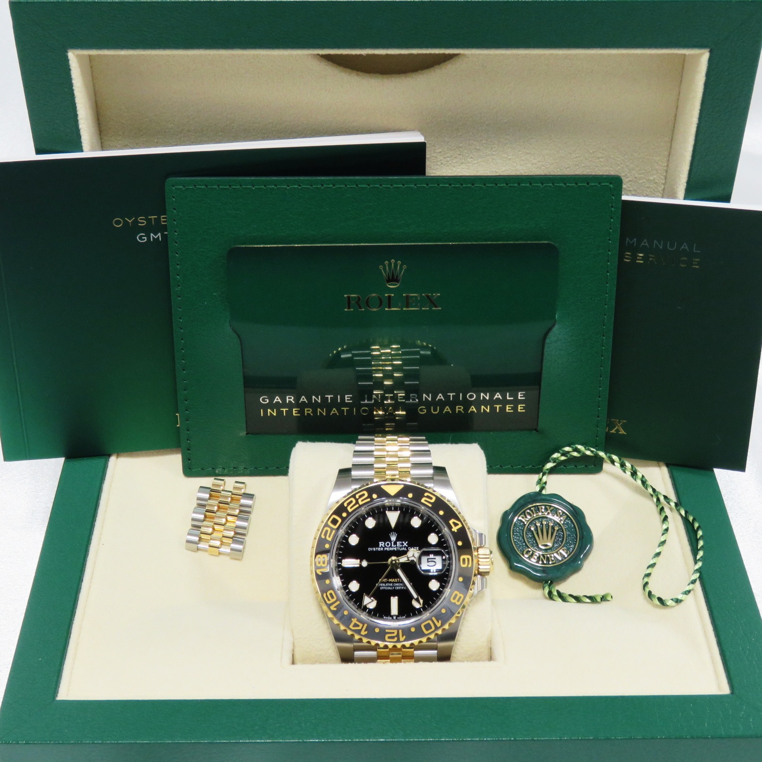D-201 ROLEX (����å���) GMT�ޥ������� �ӻ��� 126713GRNR �֥�å� SS/YG ����ӥ꡼ ��°�ʴ��� ��� ���Ź