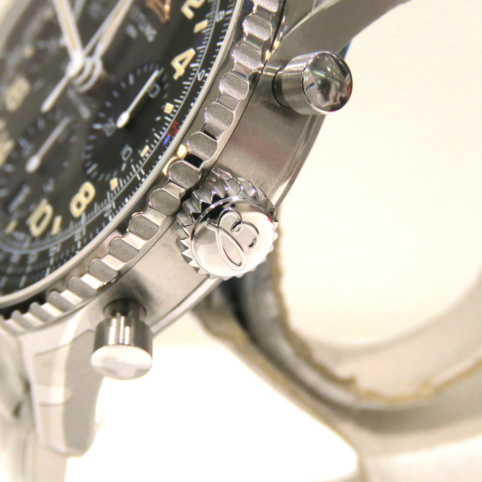 BREITLING (�֥饤�ȥ��) �ʥӥ����ޡ� B02 �����Υ���� 41 ������Ρ��� �ӻ��� �֥�å� PB02302A1B1A1 SS/Pt ̤���� Q-220 ���Ź