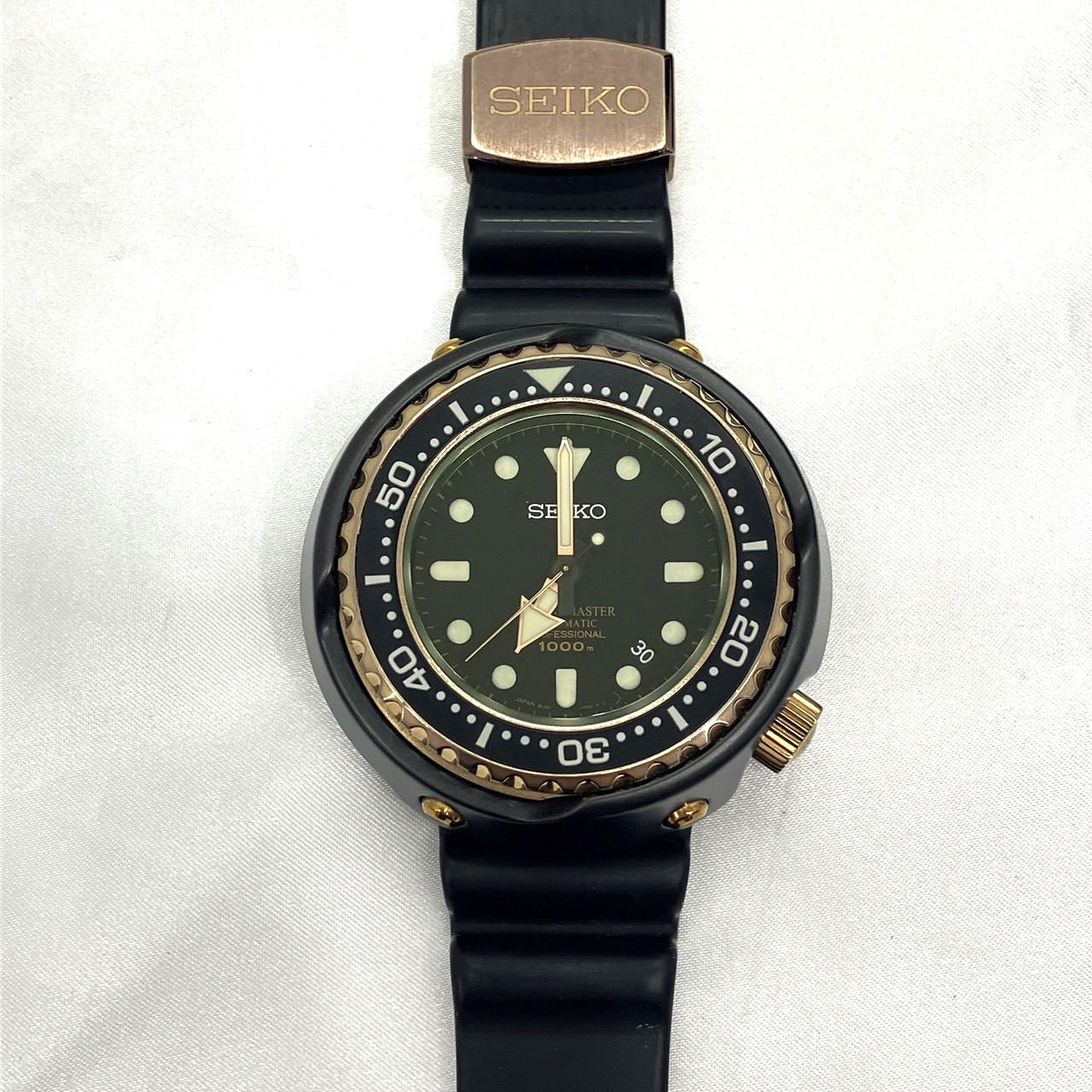 極美品 セイコー プロスペックス マリンマスター プロ SBDX017 8L35 SEIKO(セイコー) プロスペックマリンマスター SBDX014 8L35-00H 黒文字