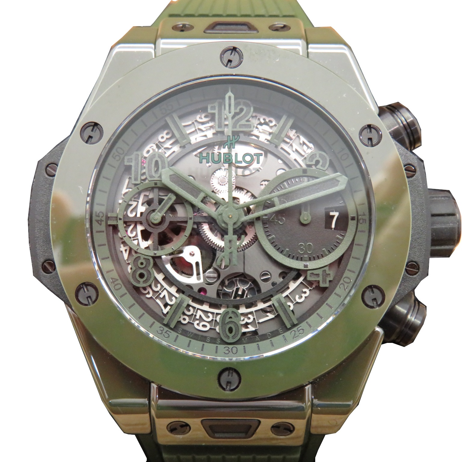 HUBLOT(ウブロ) ビックバン ダークグリーン セラミック 441.GX.5210.RX 