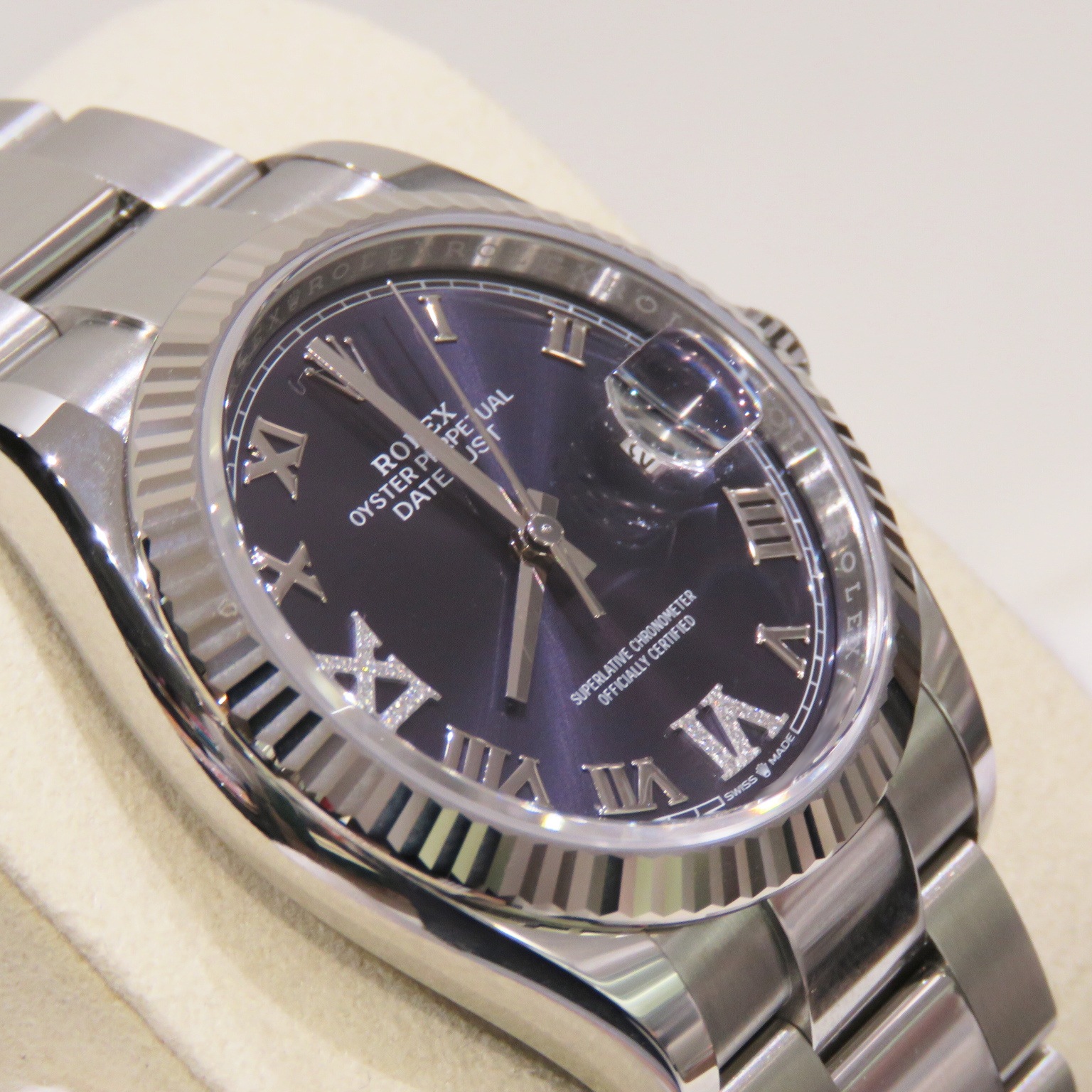 C-282 ROLEX (����å���) �ǥ��ȥ��㥹��36 �ӻ��� 126234 �����٥른���� ��/�������� SS/WG ���������� ̤Ĵ�� ��°�ʴ��� ̤���� ���Ź