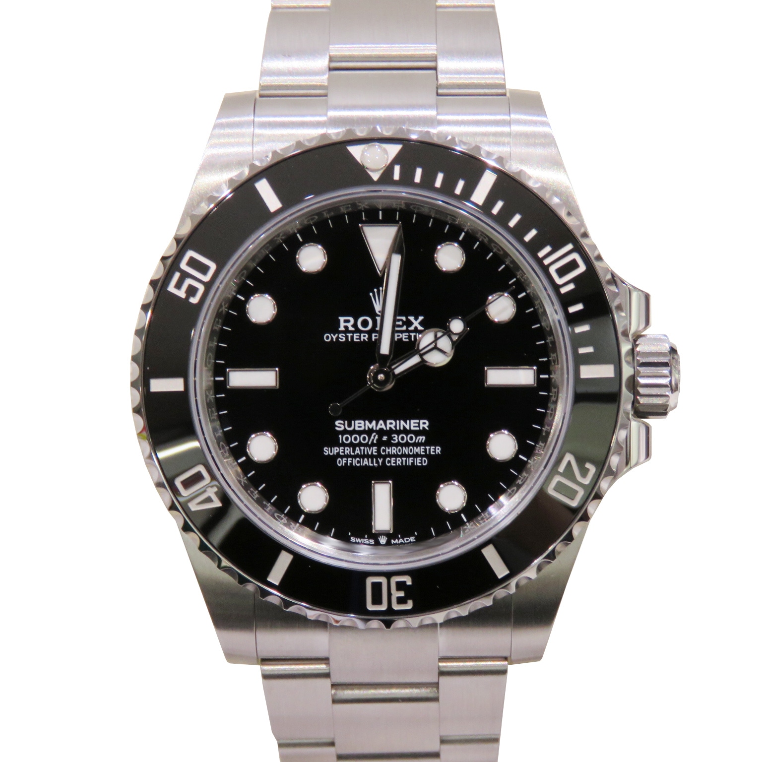 C-079 ROLEX (����å���) ���֥ޥ꡼�ʡ��Υ�ǥ��� �ӻ��� 124060 �֥�å� SS ���������� ��°�ʴ��� ����Ʊ�� ���Ź