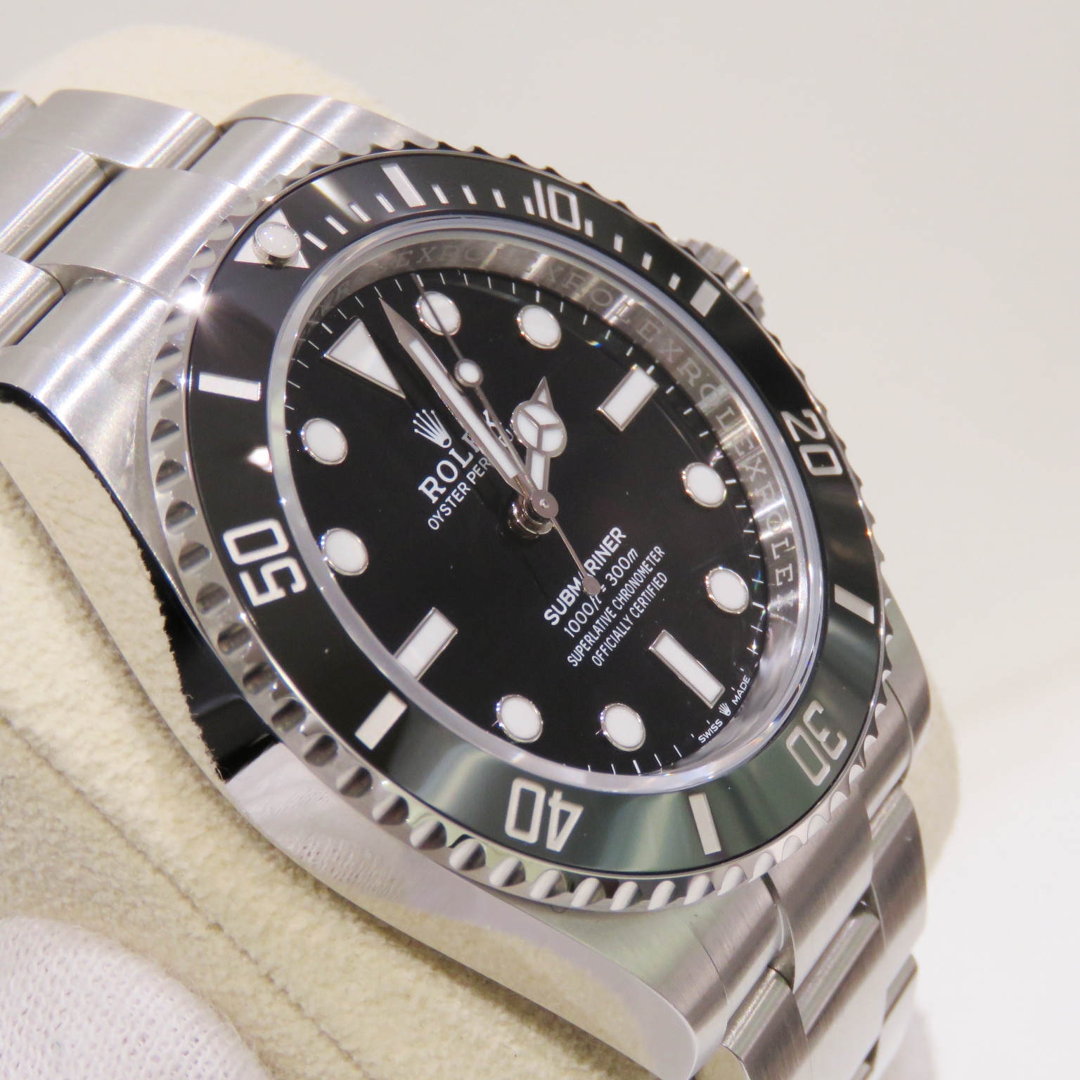 C-079 ROLEX (����å���) ���֥ޥ꡼�ʡ��Υ�ǥ��� �ӻ��� 124060 �֥�å� SS ���������� ��°�ʴ��� ����Ʊ�� ���Ź