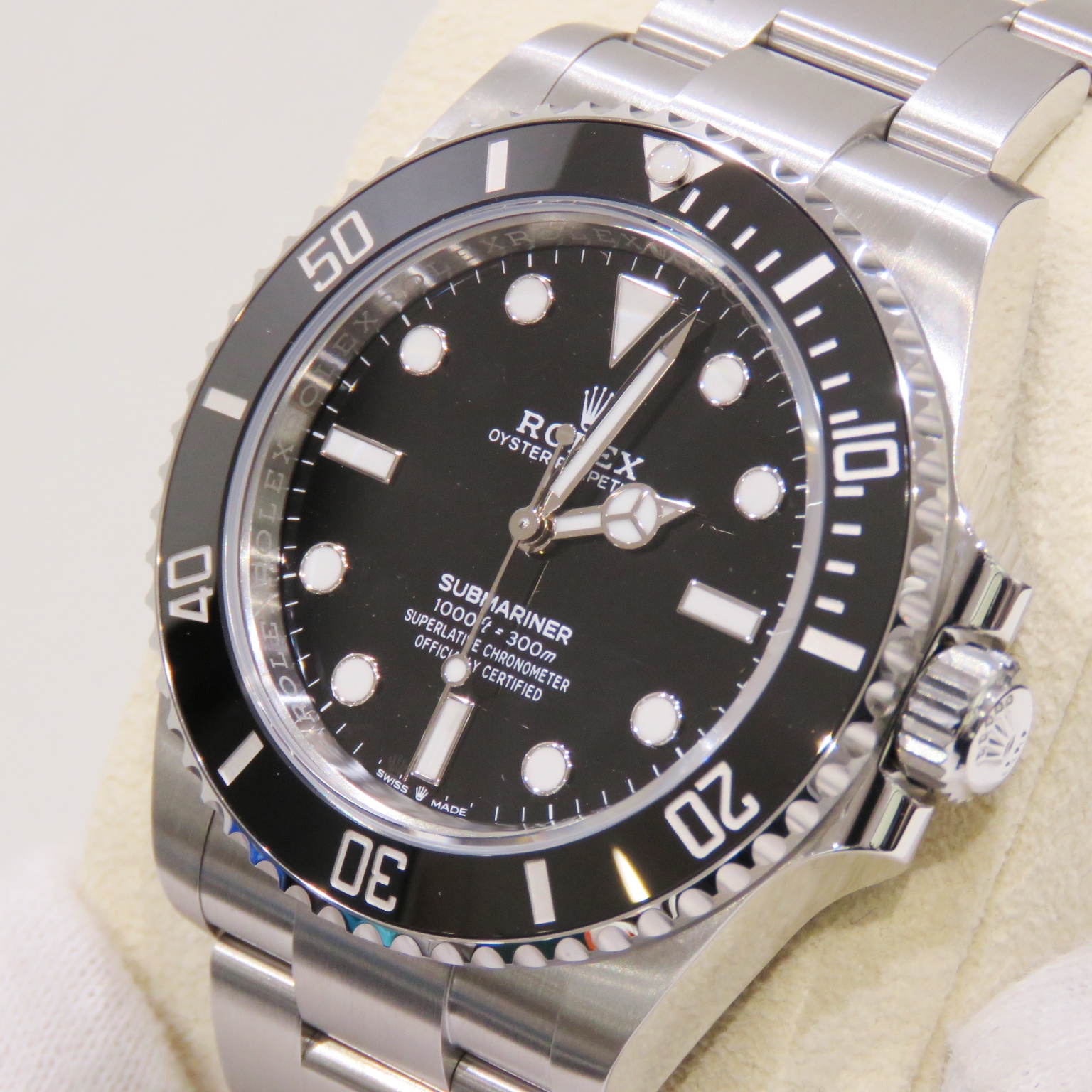 C-079 ROLEX (����å���) ���֥ޥ꡼�ʡ��Υ�ǥ��� �ӻ��� 124060 �֥�å� SS ���������� ��°�ʴ��� ����Ʊ�� ���Ź