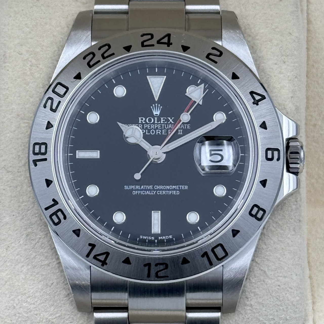 ROLEX (����å���) �������ץ����顼�� 16570 Y�� �֥�å� SS ����� ���ض�Ź CAT-536