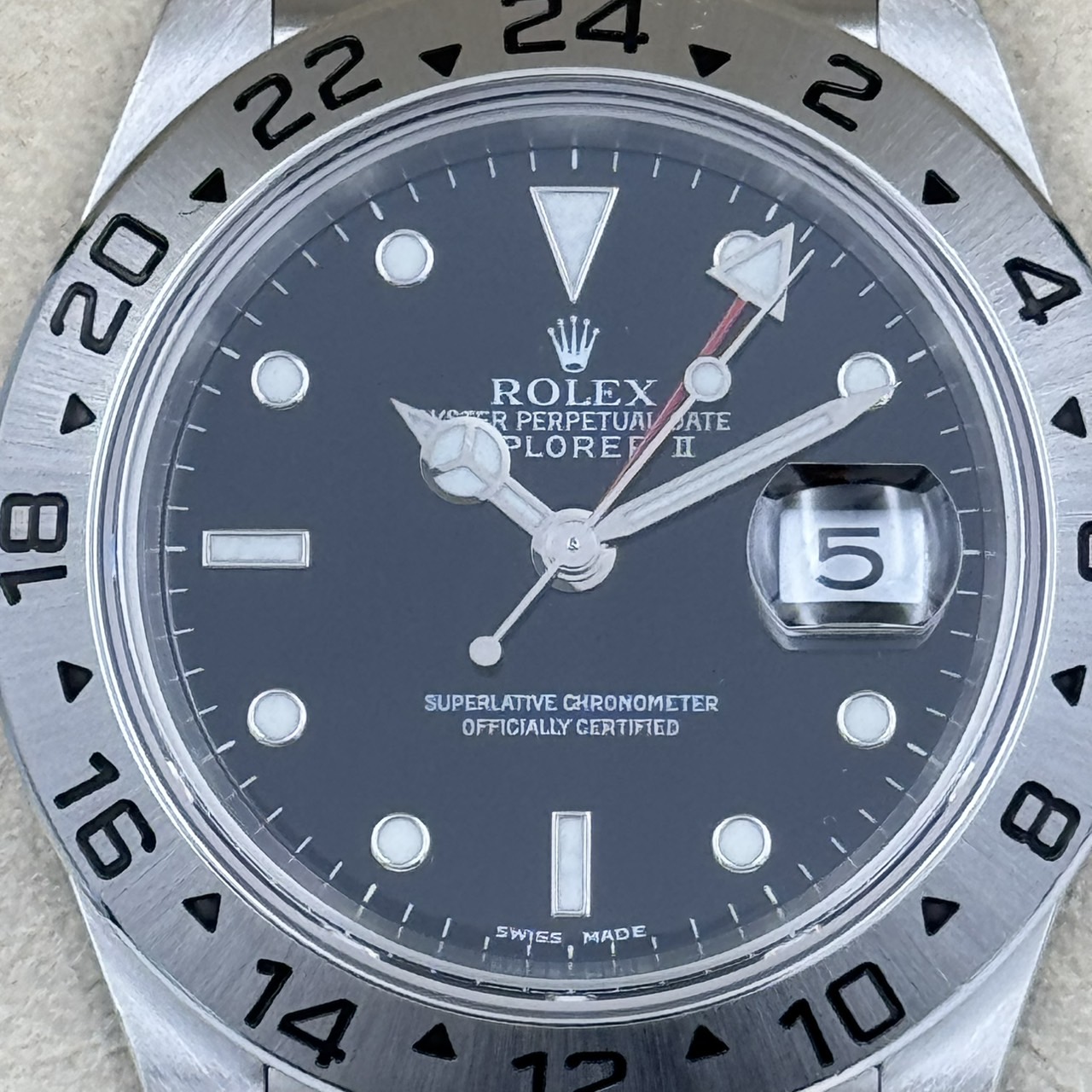 ROLEX (����å���) �������ץ����顼�� 16570 Y�� �֥�å� SS ����� ���ض�Ź CAT-536