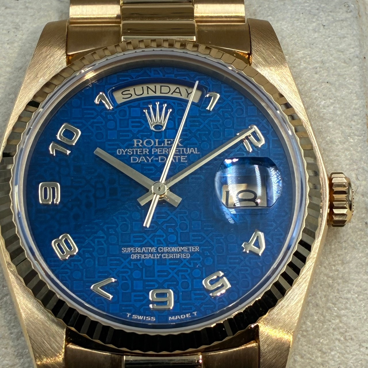 ROLEX(����å���) �ǥ��ǥ��� 18038 �֥롼�ۥꥳ��ԥ塼�� ����ӥ� ���� ������������ ���ض�Ź ST-967