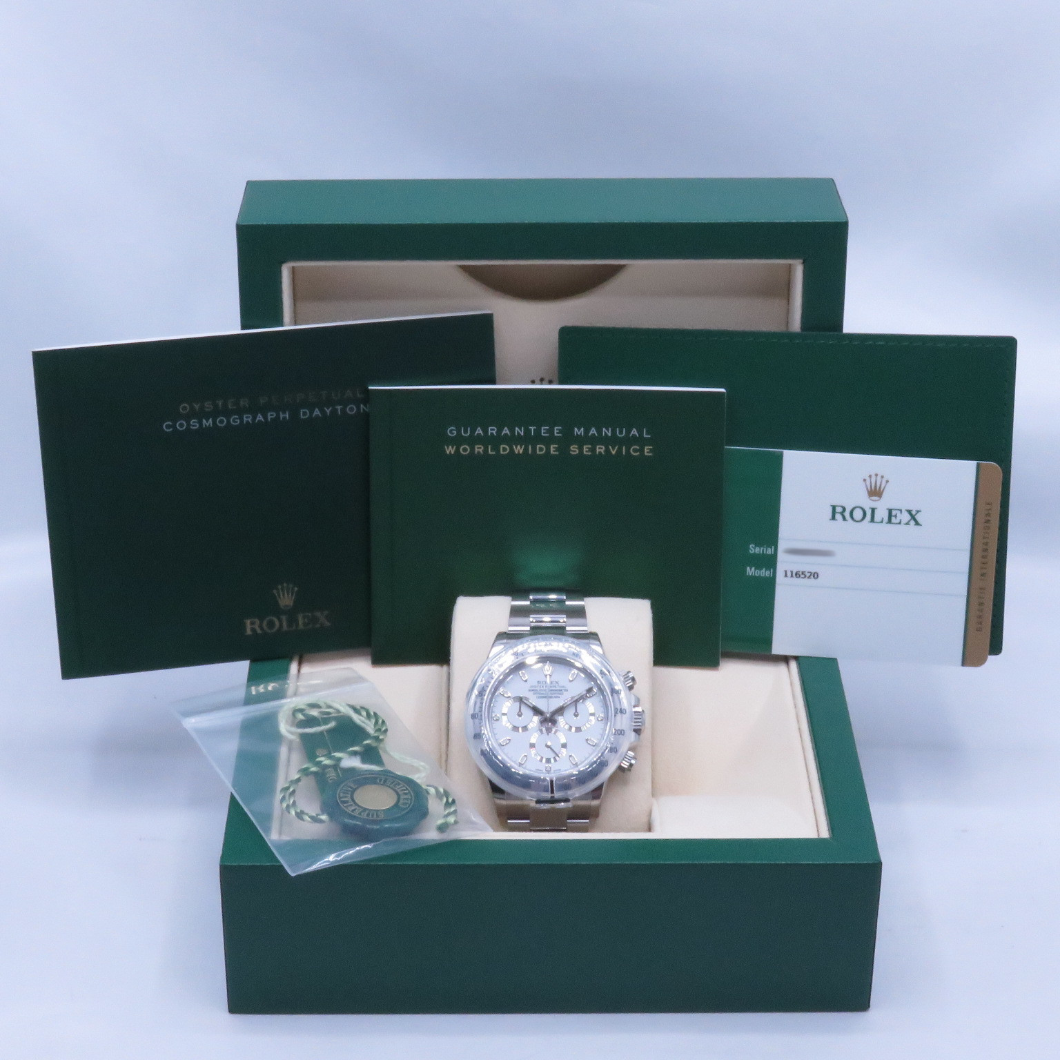ROLEX(����å���)/�ǥ��ȥ�/116520/�ۥ磻��/���̥Хå���/APH�������/����Ĵ̵/2017.7��/̤����(�ݸ�����դ�)/NAC-608��̾�Ų�Ź��