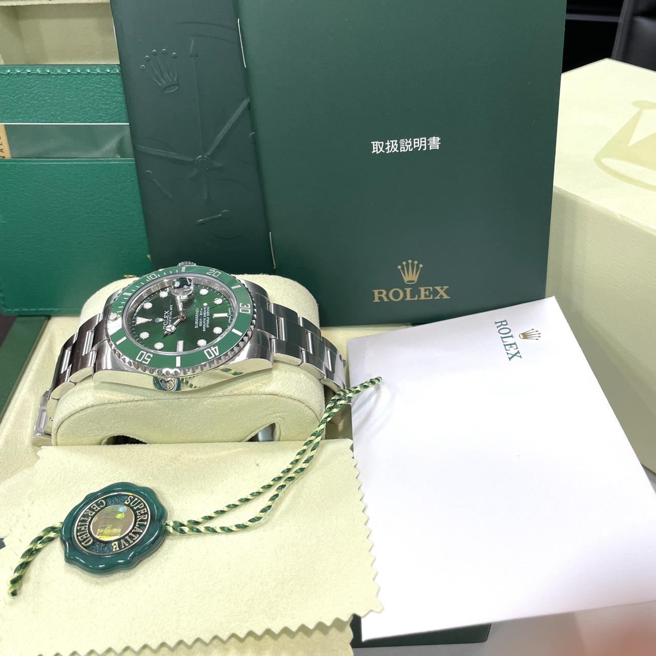 ROLEX (����å���) ���֥ޥ꡼�ʥǥ��ȡ� 116610LV �����꡼��2012ǯ3�����1�����ʡ�����ʡ� ��AF-142������Ź��