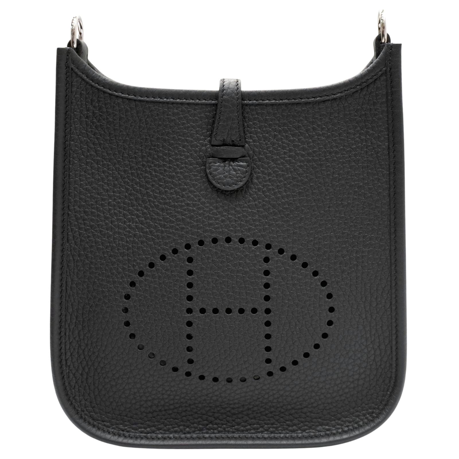 HERMES (エルメス) エヴリンTPM サングル《カヴァル》 ブラック(SV金具