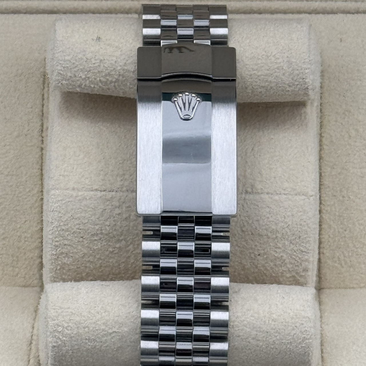 ROLEX (����å���) �ǥ��ȥ��㥹��41 126334 �ۥ磻�� SS/WG ����� ���ض�Ź ST-154