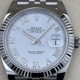 ROLEX (����å���) �ǥ��ȥ��㥹��41 126334 �ۥ磻�� SS/WG ����� ���ض�Ź ST-154