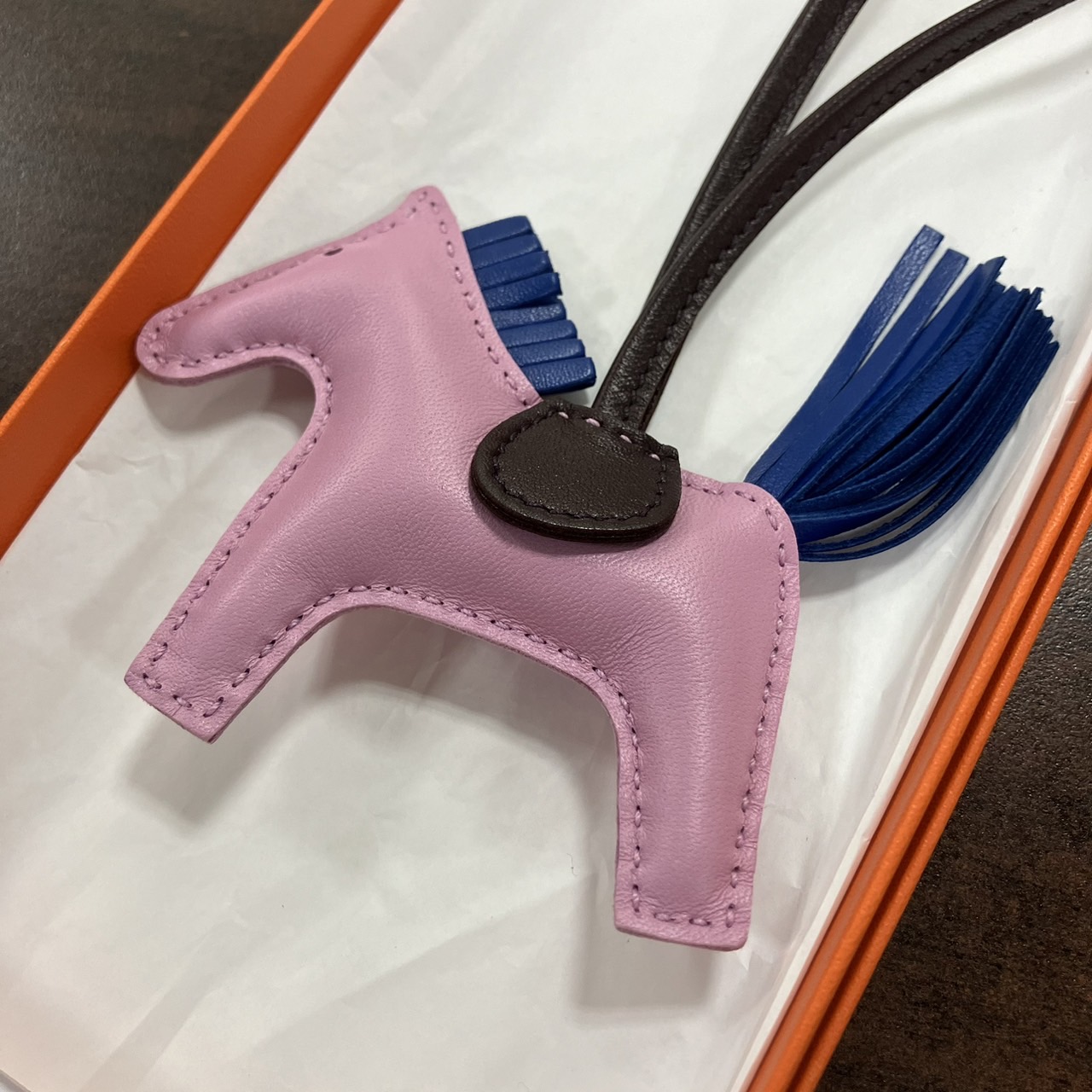 HERMES チャーム　ロデオpm z刻印 HERMES エルメス バッグチャーム ロデオ PM Z刻印 ノワール