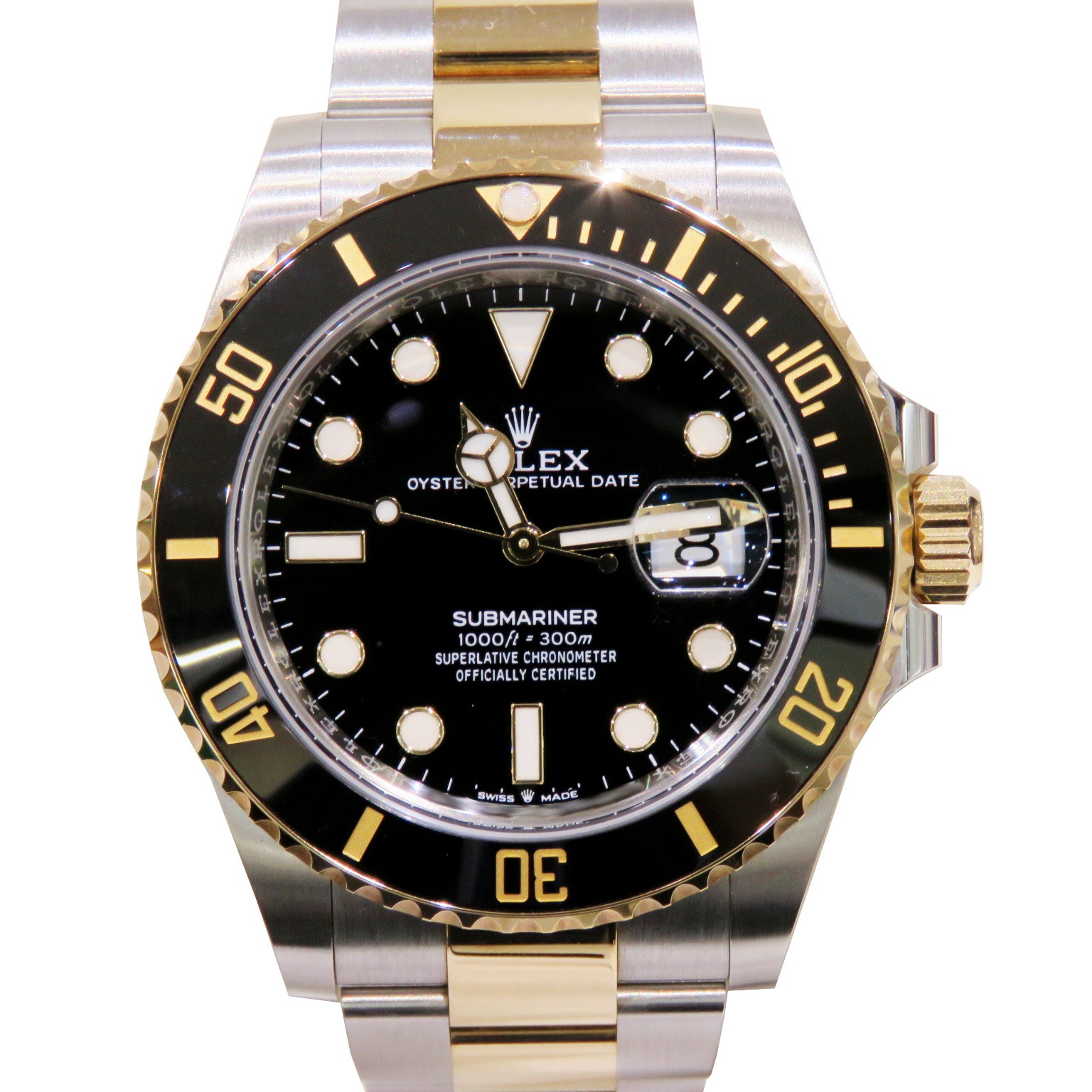 ROLEX (����å���) ���֥ޥ꡼�ʡ��ǥ��� �ӻ��� 126613LN �֥�å� SS/YG ���������� ��°�ʴ��� ������� U-035 ���Ź