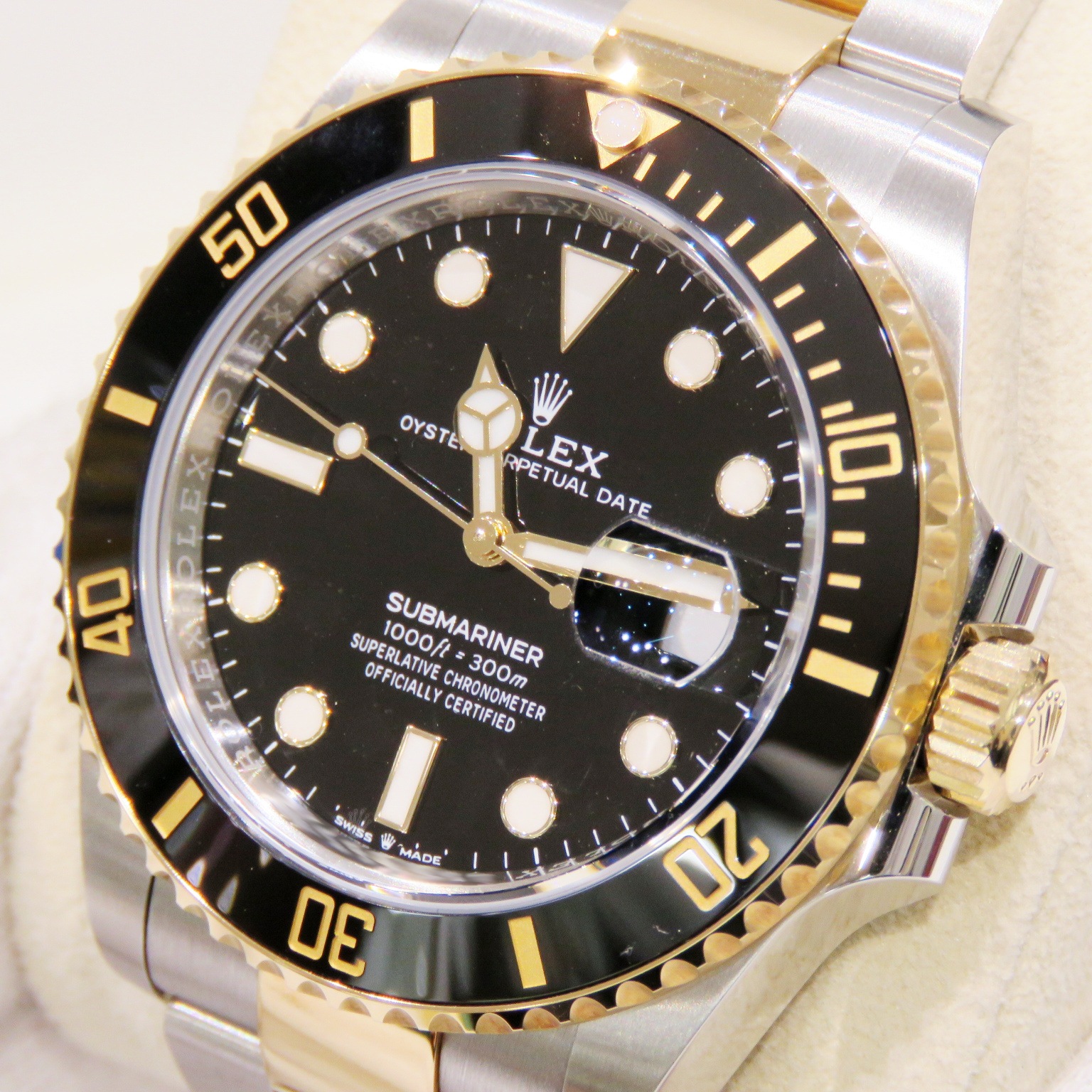 ROLEX (����å���) ���֥ޥ꡼�ʡ��ǥ��� �ӻ��� 126613LN �֥�å� SS/YG ���������� ��°�ʴ��� ������� U-035 ���Ź