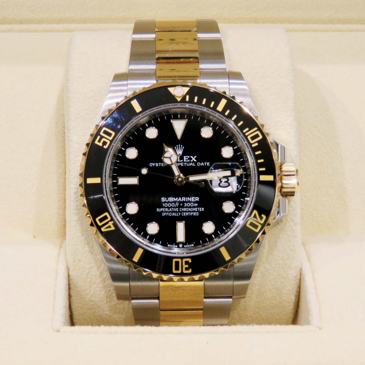 ROLEX (����å���) ���֥ޥ꡼�ʡ��ǥ��� �ӻ��� 126613LN �֥�å� SS/YG ���������� ��°�ʴ��� ������� U-035 ���Ź