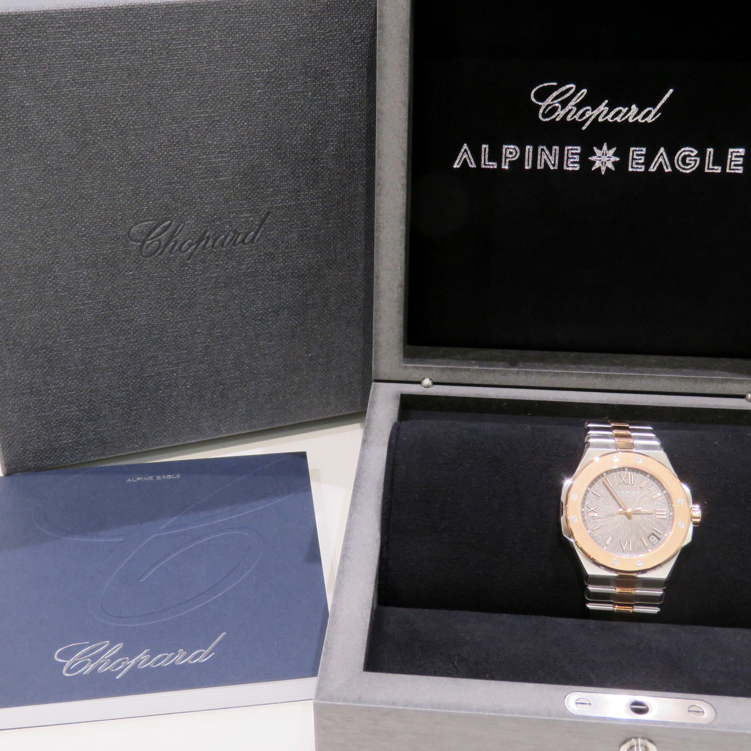 CHOPARD (����ѡ���) ����ѥ��󥤡�����顼�� �ӻ��� 298600-6001 ���졼 SS/RG ̤Ĵ�� ��°�ʴ��� ̤���� Z-076 ���Ź