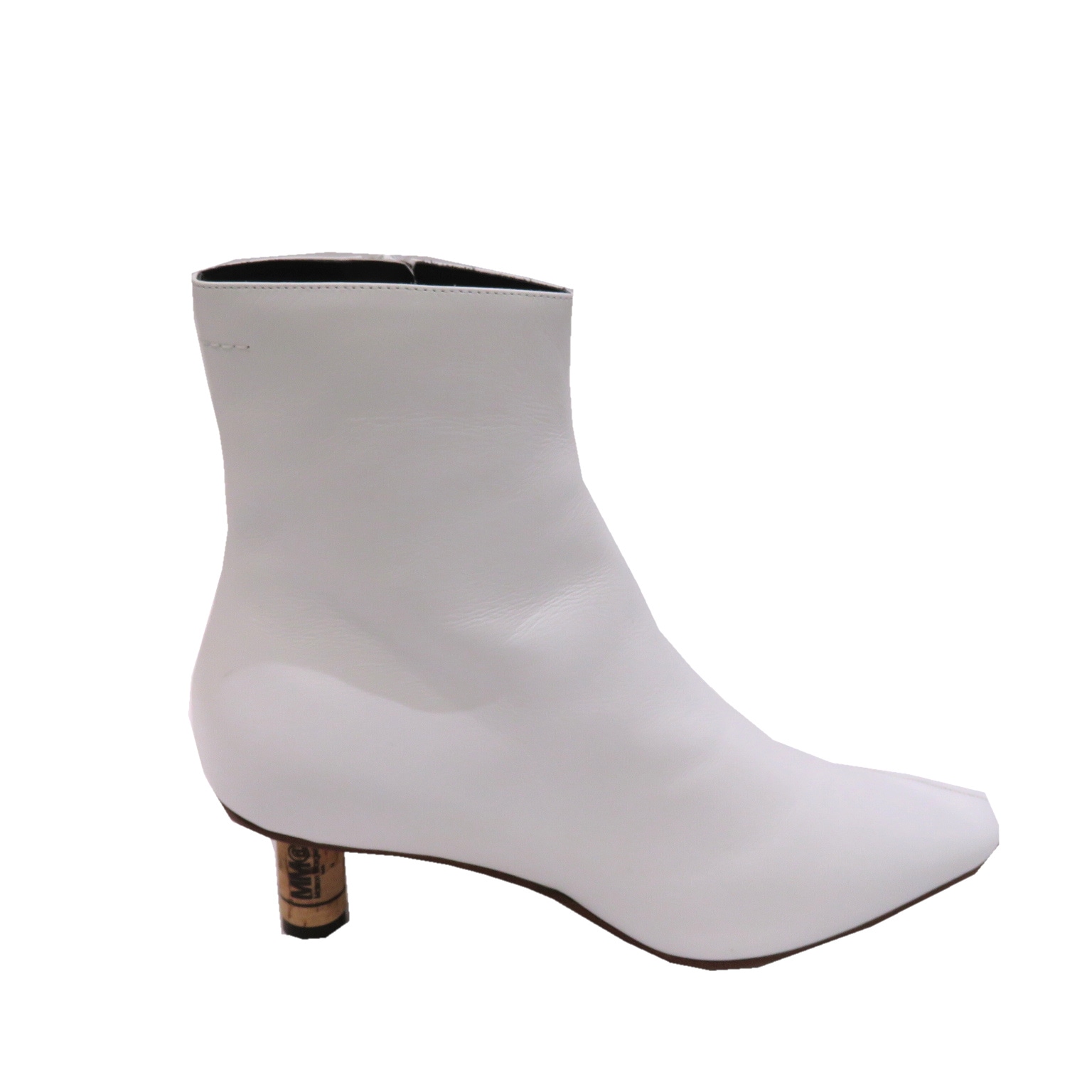 Maison Margiela(�᥾��ޥ른����) MM6���硼�ȥ֡��� �ۥ磻�� �쥶�� ̤������ A16 ���Ź