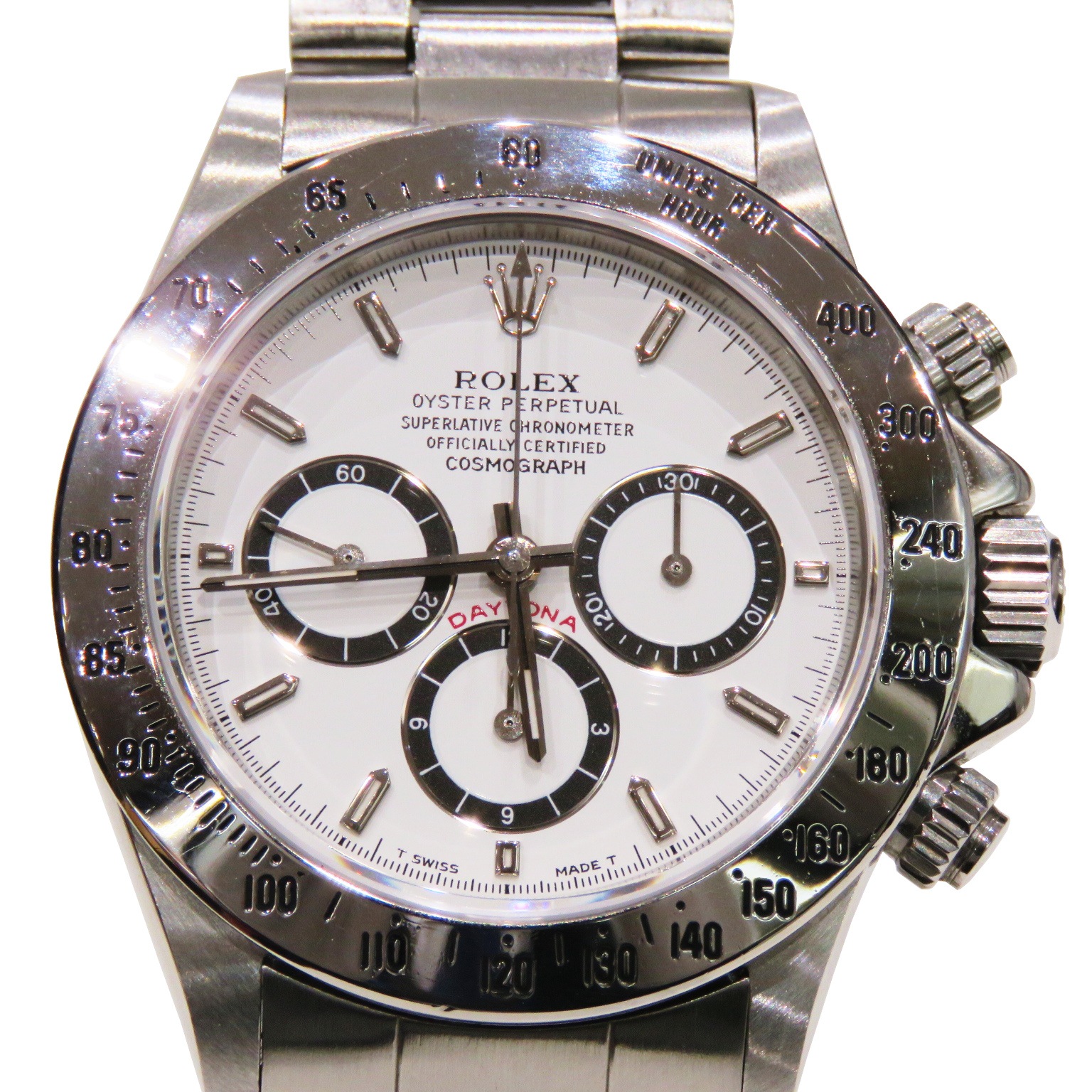 ROLEX (ロレックス) コスモグラフデイトナ 腕時計 16520 ホワイト SS 